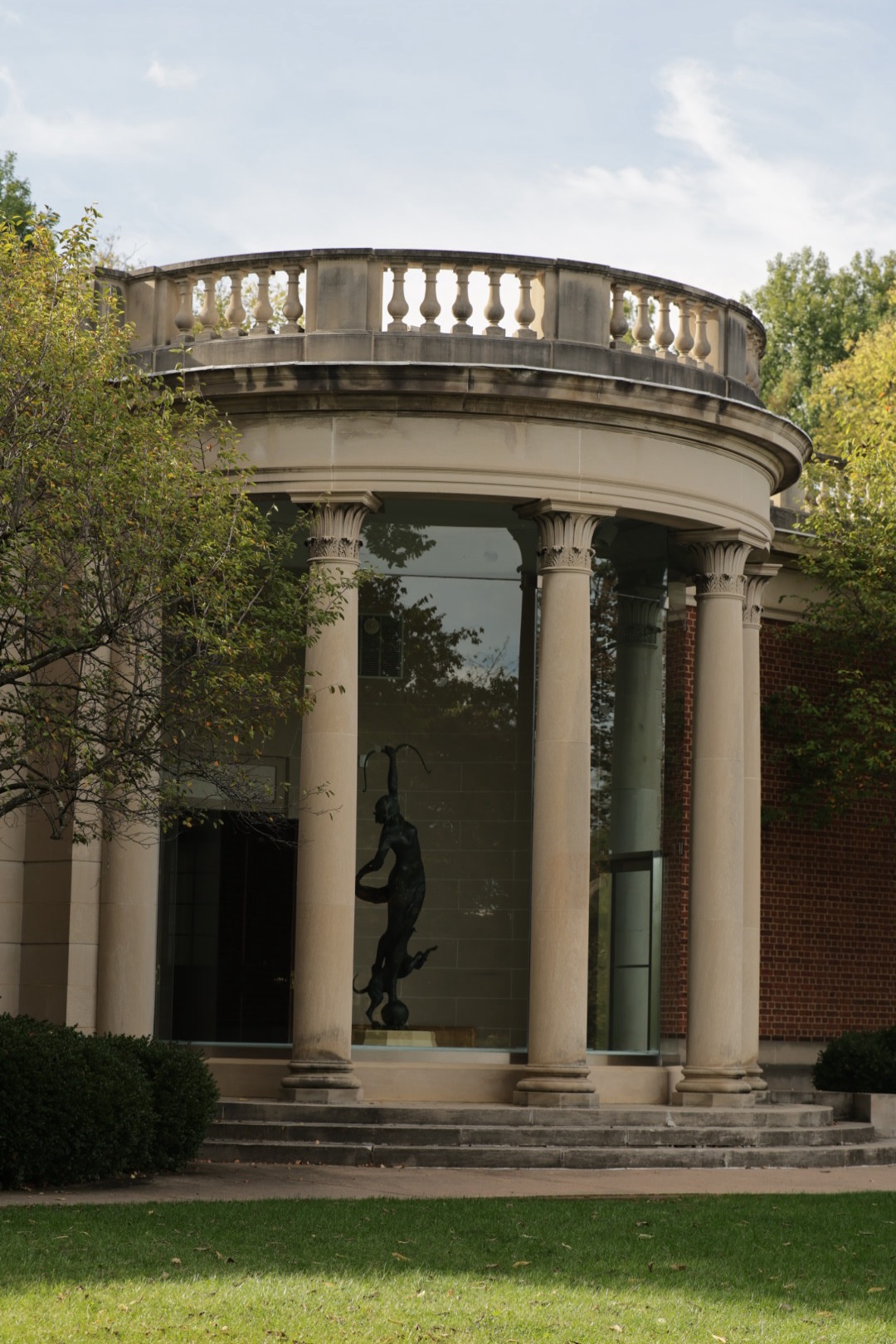 The Washington County Museum of Fine Arts rotunda in Hagerstown City Park, photographed by Hinkle Photography Co.